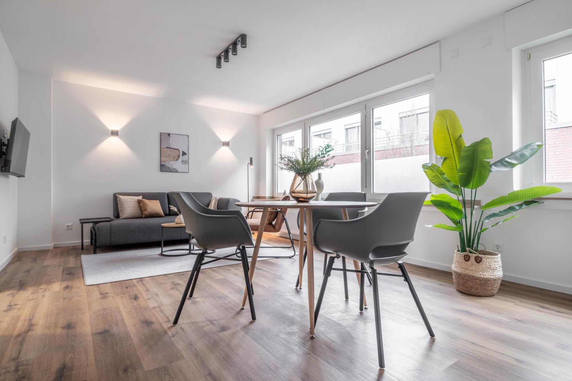 Modern & Minimal - Design-Apartment In Stadtmitte Wesel  Extérieur photo